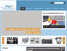 Tablet Screenshot of onderwaterhockey.nl